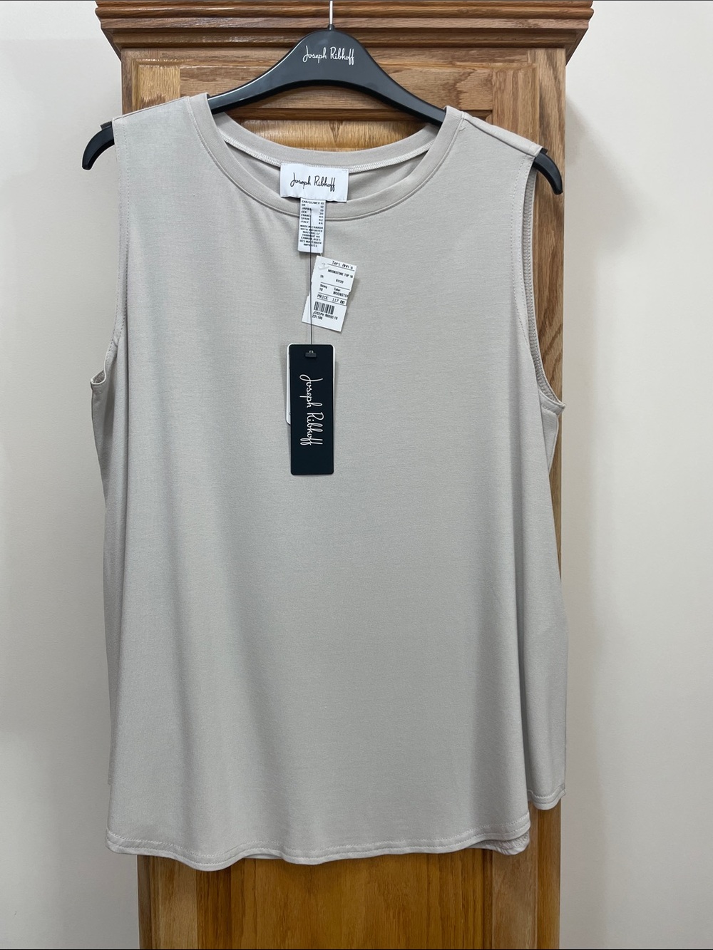 Joseph Ribkoff Sleeveless Top in Beige